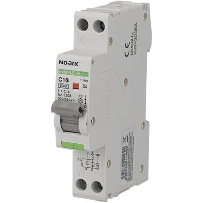 NOARK - EX9NLE-EL - 16A - 30mA Type A - RCCB - Publicité NOARK - EX9NLE-EL - 16A - 30mA Type A - RCCB - Publicité