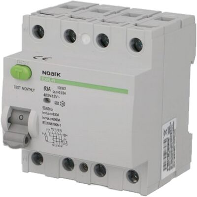 Noark - Ex9L-N - 63A - 30mA - RCD - Publicité Noark - Ex9L-N - 63A - 30mA - RCD - Publicité
