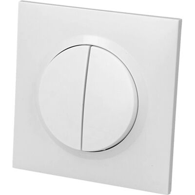 Interrupteur va et vient double Legrand Dooxie™ complet - Publicité Interrupteur va et vient double Legrand Dooxie™ complet - Publicité