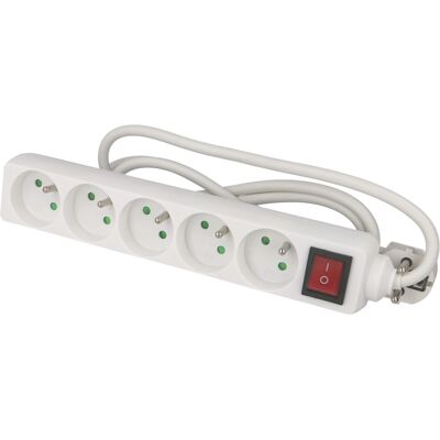 EUR'OHM - 64097 - Câble 1 m - Interrupteur - Multiprise - Publicité EUR'OHM - 64097 - Câble 1 m - Interrupteur - Multiprise - Publicité