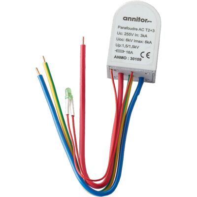 ANNITOR Parafoudre miniature T2+T3 pour carte électronique 6kA - Publicité ANNITOR Parafoudre miniature T2+T3 pour carte électronique 6kA - Publicité