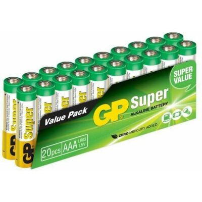Pile AAA Alcaline GP Batteries 24A - Piles - Publicité Pile AAA Alcaline GP Batteries 24A - Piles - Publicité