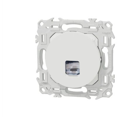 SCHNEIDER ELECTRIC Prise RJ45 grade 3 cat.6 STP Blanc craie Schneider Odace - Publicité SCHNEIDER ELECTRIC Prise RJ45 grade 3 cat.6 STP Blanc craie Schneider Odace - Publicité