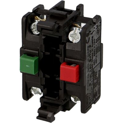 Contact auxilliaire 1NO+1NC pour boitier à boutonnerie Ø22mm IMO - Publicité Contact auxilliaire 1NO+1NC pour boitier à boutonnerie Ø22mm IMO - Publicité