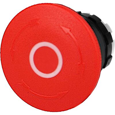 Tête de bouton d'arrêt d'urgence à accrochage IMO Ø22mm - Publicité Tête de bouton d'arrêt d'urgence à accrochage IMO Ø22mm - Publicité