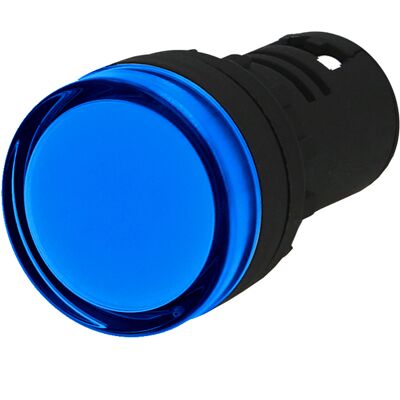 Voyant lumineux monobloc à LED IMO 230VAC Ø22mm bleu - Publicité Voyant lumineux monobloc à LED IMO 230VAC Ø22mm bleu - Publicité