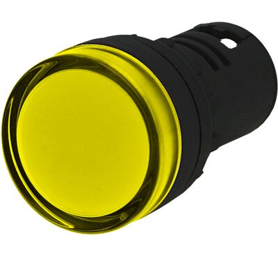 Voyant lumineux monobloc à LED IMO 24VAC/DC Ø22mm jaune - Publicité Voyant lumineux monobloc à LED IMO 24VAC/DC Ø22mm jaune - Publicité