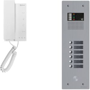Kit interphone avec 5 combinés GOLMAR Collectif - Publicité Kit interphone avec 5 combinés GOLMAR Collectif - Publicité