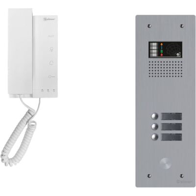 Kit interphone avec 3 combinés GOLMAR Collectif - Publicité Kit interphone avec 3 combinés GOLMAR Collectif - Publicité