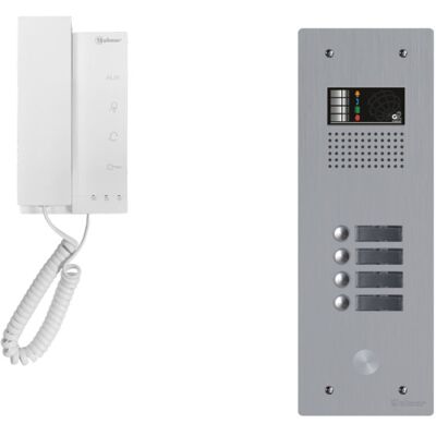 Kit interphone avec 4 combinés GOLMAR Collectif - Publicité Kit interphone avec 4 combinés GOLMAR Collectif - Publicité