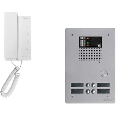 Kit interphone avec 4 combinés GOLMAR Collectif - Publicité Kit interphone avec 4 combinés GOLMAR Collectif - Publicité