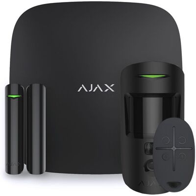 Kit d'alarme AJAX HUB2 (GSM + Ethernet) noire, avec fonction levée de doute - Publicité Kit d'alarme AJAX HUB2 (GSM + Ethernet) noire, avec fonction levée de doute - Publicité