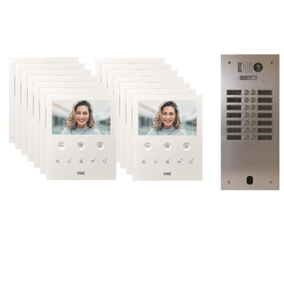 Urmet - Kv83/214 - Alu - 2 Voix - Kit Vidéo - Publicité Urmet - Kv83/214 - Alu - 2 Voix - Kit Vidéo - Publicité