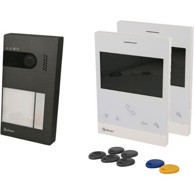 Kit visiophone GOLMAR Soul 4" 2 écrans - Publicité Kit visiophone GOLMAR Soul 4" 2 écrans - Publicité