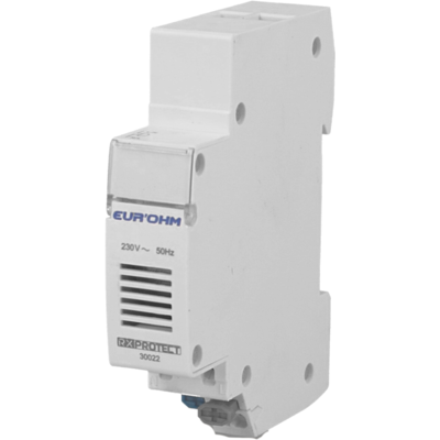 Sonnerie ronfleur modulaire 230V Eur'Ohm RX Protect - Publicité Sonnerie ronfleur modulaire 230V Eur'Ohm RX Protect - Publicité
