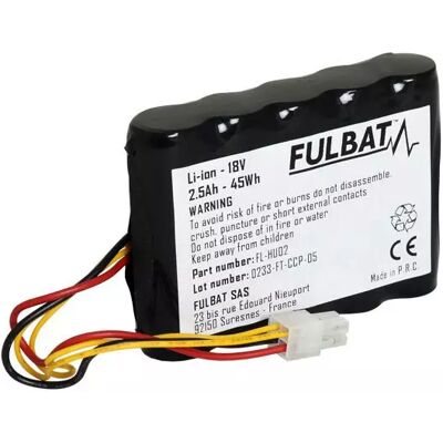 BATTERIE 18V 2.5Ah POUR ROBOT TONDEUSE FULBAT FLHU02 3564095606105 - Publicité BATTERIE 18V 2.5Ah POUR ROBOT TONDEUSE FULBAT FLHU02 3564095606105 - Publicité