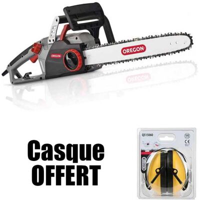 Tronçonneuse électrique Oregon CS 1500 - 604419 + Casque de protection auditive Q515060 offert 5400591088008 - Publicité Tronçonneuse électrique Oregon CS 1500 - 604419 + Casque de protection auditive Q515060 offert 5400591088008 - Publicité