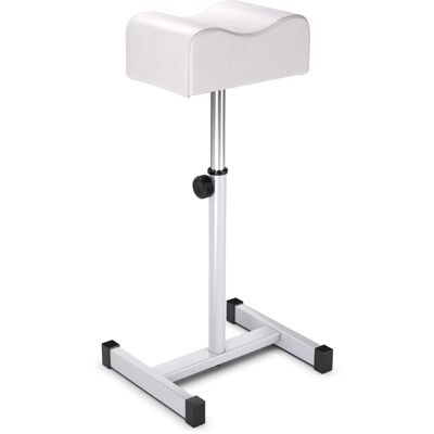 CostwayTabouret de Pédicure à Hauteur d'Assise Réglable 45-65 cm Repose-pied Pédicure avec Coussin Épais et Doux Charge 10KG Blanc - Publicité CostwayTabouret de Pédicure à Hauteur d'Assise Réglable 45-65 cm Repose-pied Pédicure avec Coussin Épais et Doux Charge 10KG Blanc - Publicité