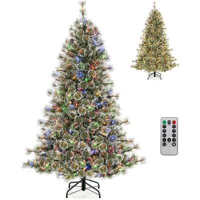 CostwaySapin de Noël Artificiel de 180 cm avec Éclairage Sapin avec 350 Lumières Led Multicolores - Publicité CostwaySapin de Noël Artificiel de 180 cm avec Éclairage Sapin avec 350 Lumières Led Multicolores - Publicité