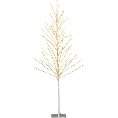 CostwayArbre de Bouleau Éclairé de 155 Cm Arbre de Noël Artificiel avec 168 Lumières Led Blanc Chaud Piquets en Métal Décoration de Fête de Noël - Publicité CostwayArbre de Bouleau Éclairé de 155 Cm Arbre de Noël Artificiel avec 168 Lumières Led Blanc Chaud Piquets en Métal Décoration de Fête de Noël - Publicité