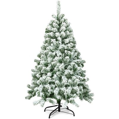 CostwayArbre de Noël Artificiel 135CM avec 928 Branches Aiguilles en PVC Support Métallique Solide et Pliable pour Décoration Noël Vert - Publicité CostwayArbre de Noël Artificiel 135CM avec 928 Branches Aiguilles en PVC Support Métallique Solide et Pliable pour Décoration Noël Vert - Publicité