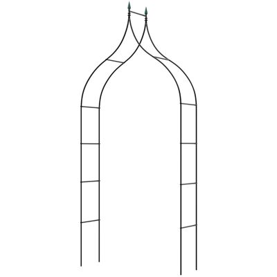 CostwayArche de Jardin 255CM pour Plantes Grimpantes en Métal Décoration pour Fête - Publicité CostwayArche de Jardin 255CM pour Plantes Grimpantes en Métal Décoration pour Fête - Publicité