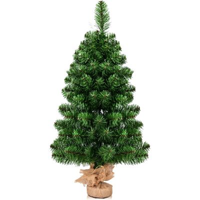 CostwayMini Sapin de Noël Artificiel de Table H90CM en PVC 96 Branches Arbre de Noël Epicéa à Piles - Publicité CostwayMini Sapin de Noël Artificiel de Table H90CM en PVC 96 Branches Arbre de Noël Epicéa à Piles - Publicité