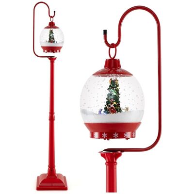 CostwayLampadaire Musical de Noël de 173 cm avec Lanterne à Boule de Neige Activée Par Le Son Arbre Rotatif Père Noël Cerf Bonhomme de Neige Rouge - Publicité CostwayLampadaire Musical de Noël de 173 cm avec Lanterne à Boule de Neige Activée Par Le Son Arbre Rotatif Père Noël Cerf Bonhomme de Neige Rouge - Publicité