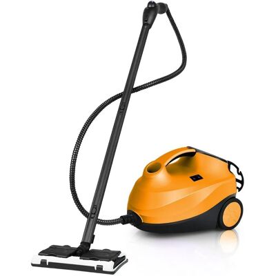 CostwayNettoyeur Vapeur Polyvalent avec 19 Accessoires Sans Produit Chimique Balai Vapeur de 2000W 4 Bars avec Réservoir de 1,5 L Orange - Publicité CostwayNettoyeur Vapeur Polyvalent avec 19 Accessoires Sans Produit Chimique Balai Vapeur de 2000W 4 Bars avec Réservoir de 1,5 L Orange - Publicité