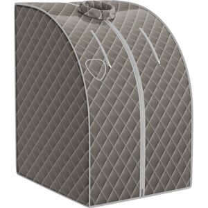CostwayCabine de Sauna Portable Pliable 3L avec Télécommande 9 Options de Minuterie Fonction de Vaporisation Puissance 1000 W Gris - Publicité CostwayCabine de Sauna Portable Pliable 3L avec Télécommande 9 Options de Minuterie Fonction de Vaporisation Puissance 1000 W Gris - Publicité
