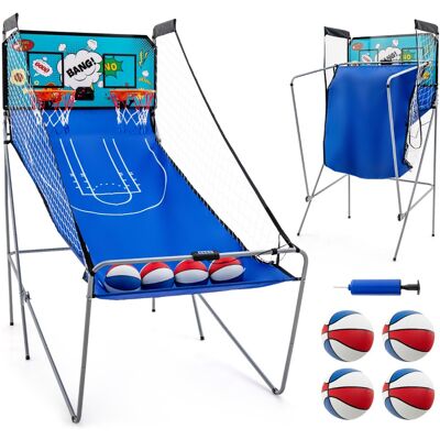 CostwayJeu D'arcade de Basket-ball à Double Tir avec 8 Modes de Jeu Vert - Publicité CostwayJeu D'arcade de Basket-ball à Double Tir avec 8 Modes de Jeu Vert - Publicité