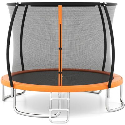 CostwayTrampoline Extérieur 305 CM Trampoline Récréatif Robuste avec Filet de Sécurité Échelle et Cadre en Acier Galvanisé Antirouille Orange - Publicité CostwayTrampoline Extérieur 305 CM Trampoline Récréatif Robuste avec Filet de Sécurité Échelle et Cadre en Acier Galvanisé Antirouille Orange - Publicité