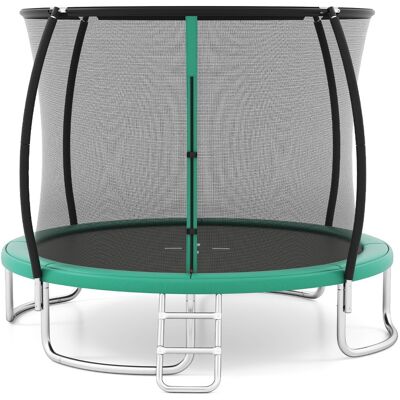 CostwayTrampoline Extérieur 305 CM Trampoline Récréatif Robuste avec Filet de Sécurité Échelle et Cadre en Acier Galvanisé Antirouille Vert - Publicité CostwayTrampoline Extérieur 305 CM Trampoline Récréatif Robuste avec Filet de Sécurité Échelle et Cadre en Acier Galvanisé Antirouille Vert - Publicité