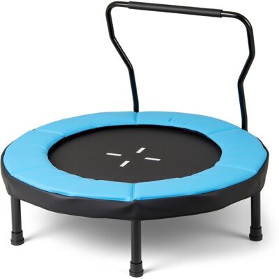 CostwayTrampoline pour Enfants de 102 cm Trampoline de Fitness Intérieur Extérieur avec Guidon en Mousse et Tapis de Sécurité pour 3-6 Ans Bleu - Publicité CostwayTrampoline pour Enfants de 102 cm Trampoline de Fitness Intérieur Extérieur avec Guidon en Mousse et Tapis de Sécurité pour 3-6 Ans Bleu - Publicité