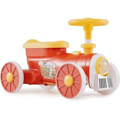 CostwayVoiture à Enfourcher avec Volant Bouton de Sifflet de Train Espace de Rangement sous le Siège Jouet pour 19-36 Mois 61 x 30 x 38 cm Orange - Publicité CostwayVoiture à Enfourcher avec Volant Bouton de Sifflet de Train Espace de Rangement sous le Siège Jouet pour 19-36 Mois 61 x 30 x 38 cm Orange - Publicité