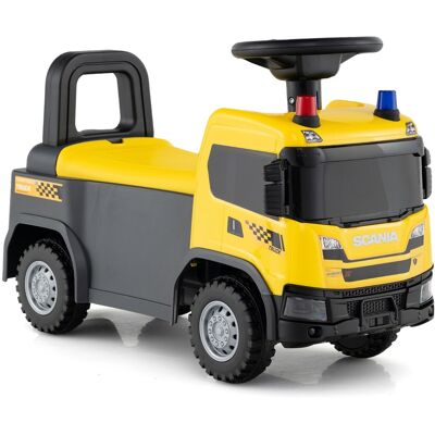 CostwayVoiture à Pousser pour Enfants Camion de Pompiers avec Volant Lumières Sirènes Klaxon et Musique Voiture à Glisser pour 19 Mois + Jaune - Publicité CostwayVoiture à Pousser pour Enfants Camion de Pompiers avec Volant Lumières Sirènes Klaxon et Musique Voiture à Glisser pour 19 Mois + Jaune - Publicité