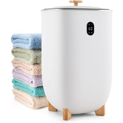 CostwaySeau Chauffant à Serviettes 35L Chauffe-Serviettes Portable avec Arrêt Automatique Minuterie 20-90 Min&Mode Séchage 2-5H Blanc - Publicité CostwaySeau Chauffant à Serviettes 35L Chauffe-Serviettes Portable avec Arrêt Automatique Minuterie 20-90 Min&Mode Séchage 2-5H Blanc - Publicité