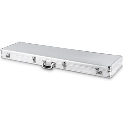 CostwayMallette de stockage et transport en alliage d aluminium, verrouillable, inserts en mousse, 133,5x34,5x11,5cm, Argenté - Publicité CostwayMallette de stockage et transport en alliage d aluminium, verrouillable, inserts en mousse, 133,5x34,5x11,5cm, Argenté - Publicité