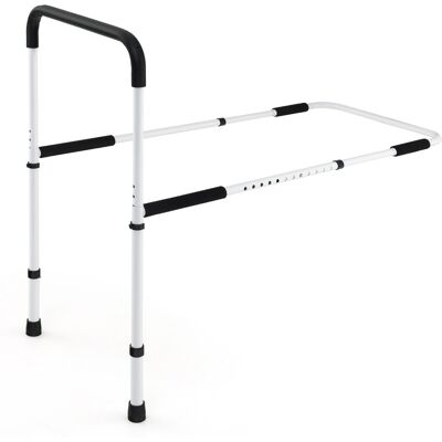 CostwayBarre d'Assistance pour Lit Réglable en Hauteur Barrière de Lit de Prévention des Chutes pour Personnes Âgées Handicapées Charge 160 kg - Publicité CostwayBarre d'Assistance pour Lit Réglable en Hauteur Barrière de Lit de Prévention des Chutes pour Personnes Âgées Handicapées Charge 160 kg - Publicité