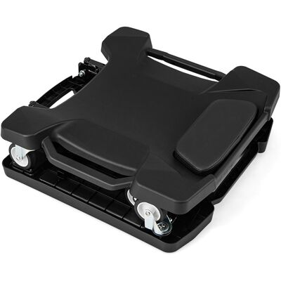 CostwayChariot de Visite Mécanique Pliable de 108 CM Charge 158 KG avec Appui-tête Rembourré et Plateaux à Outils Chariot Auto Profil Bas Noir - Publicité CostwayChariot de Visite Mécanique Pliable de 108 CM Charge 158 KG avec Appui-tête Rembourré et Plateaux à Outils Chariot Auto Profil Bas Noir - Publicité