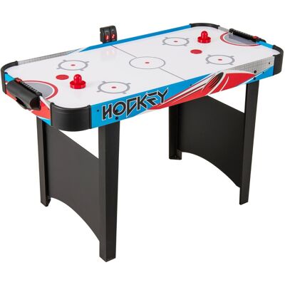 CostwayTable de Hockey sur Coussin d'Air Table de Jeu de Hockey en Salle avec Tableau d'Affichage LED et Puissant Moteur 12V Bleu - Publicité CostwayTable de Hockey sur Coussin d'Air Table de Jeu de Hockey en Salle avec Tableau d'Affichage LED et Puissant Moteur 12V Bleu - Publicité