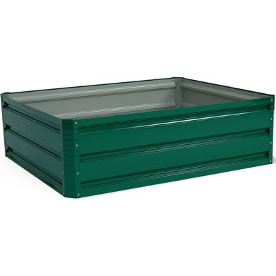 CostwayJardinière Surélevée en Acier Jardinière en Métal Cadre de Jardin Extérieur en Métal Jardinière Surélevée à 4 Panneaux 100 x 80 x 30cm Vert - Publicité CostwayJardinière Surélevée en Acier Jardinière en Métal Cadre de Jardin Extérieur en Métal Jardinière Surélevée à 4 Panneaux 100 x 80 x 30cm Vert - Publicité
