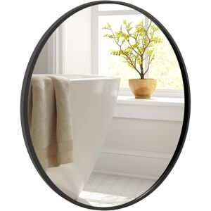 CostwayMiroir Rond Noir 61 cm Miroir Mural avec Cadre en Métal Mat Brossé Antirouille pour Décoration Minimaliste Moderne - Publicité CostwayMiroir Rond Noir 61 cm Miroir Mural avec Cadre en Métal Mat Brossé Antirouille pour Décoration Minimaliste Moderne - Publicité