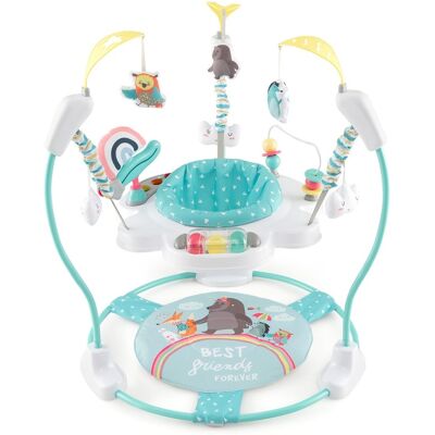CostwayAire d'Éveil à Rebonds Bébé avec 3 Hauteurs Réglables Trotteur Bébé avec Musique & Lumière Siège Rotatif 360° pour Bébé de 6 Mois+ Bleu Foncé - Publicité CostwayAire d'Éveil à Rebonds Bébé avec 3 Hauteurs Réglables Trotteur Bébé avec Musique & Lumière Siège Rotatif 360° pour Bébé de 6 Mois+ Bleu Foncé - Publicité