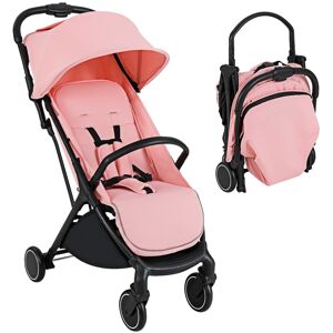 CostwayPoussette Canne Ultra Compacte avec Structure en Aluminium Harnais à 5 Points Convient aux Enfants 0-36 mois Rose - Publicité CostwayPoussette Canne Ultra Compacte avec Structure en Aluminium Harnais à 5 Points Convient aux Enfants 0-36 mois Rose - Publicité