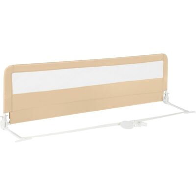 CostwayBarrière de Lit Enfants avec Sangles Barrière de Sécurité Pliable avec Tissu en Maille Respisante Angle Réglable 0°à 180° Beige - Publicité CostwayBarrière de Lit Enfants avec Sangles Barrière de Sécurité Pliable avec Tissu en Maille Respisante Angle Réglable 0°à 180° Beige - Publicité