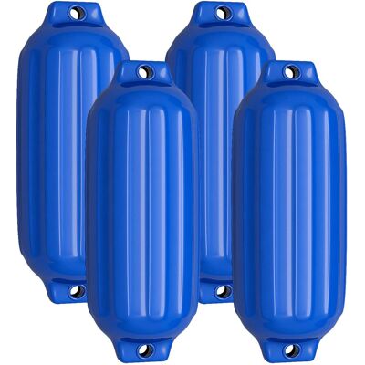 CostwayLot de 4 Pare-Battage Gonflables en PVC à Deux Œillets Nervurés pour Ponton Voilier Hors-Bord Bleu - Publicité CostwayLot de 4 Pare-Battage Gonflables en PVC à Deux Œillets Nervurés pour Ponton Voilier Hors-Bord Bleu - Publicité