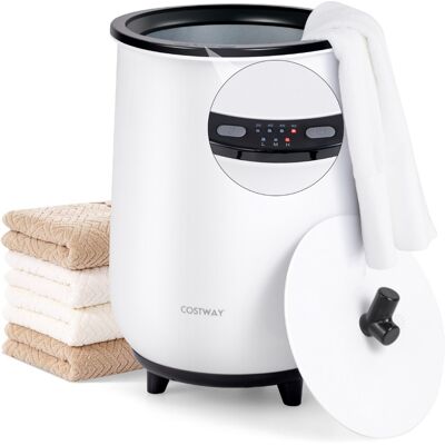 CostwayChauffe-Serviettes de Luxe de 23 L à 3 Niveaux 60 -80 Seau Chauffant de Serviettes Spa Minuterie 20-90 Min Arrêt Automatique Noir - Publicité CostwayChauffe-Serviettes de Luxe de 23 L à 3 Niveaux 60 -80 Seau Chauffant de Serviettes Spa Minuterie 20-90 Min Arrêt Automatique Noir - Publicité