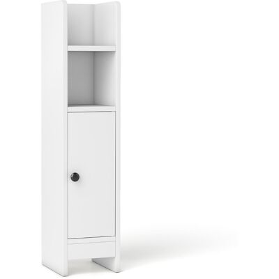 CostwayArmoire de Rangement pour Salle de Bain avec Porte et Étagères Réglables Support de Papier Toilette Étroit avec Étagère Réglable Blanc - Publicité CostwayArmoire de Rangement pour Salle de Bain avec Porte et Étagères Réglables Support de Papier Toilette Étroit avec Étagère Réglable Blanc - Publicité