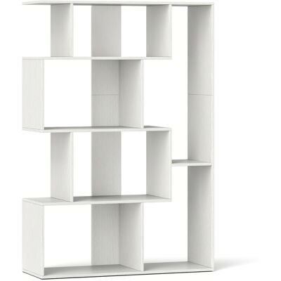 CostwayBibliothèque Géométrique à Dos Ouvert Grande Bibliothèque à 6 Cubes avec Kits Anti-basculement Étagère de Rangement Autoportante Blanc - Publicité CostwayBibliothèque Géométrique à Dos Ouvert Grande Bibliothèque à 6 Cubes avec Kits Anti-basculement Étagère de Rangement Autoportante Blanc - Publicité